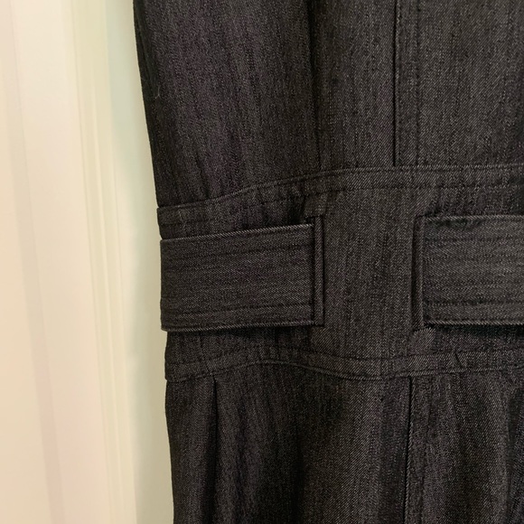 Calvin Klein Denim button dress with a belt size 4 - Picture 7 of 7